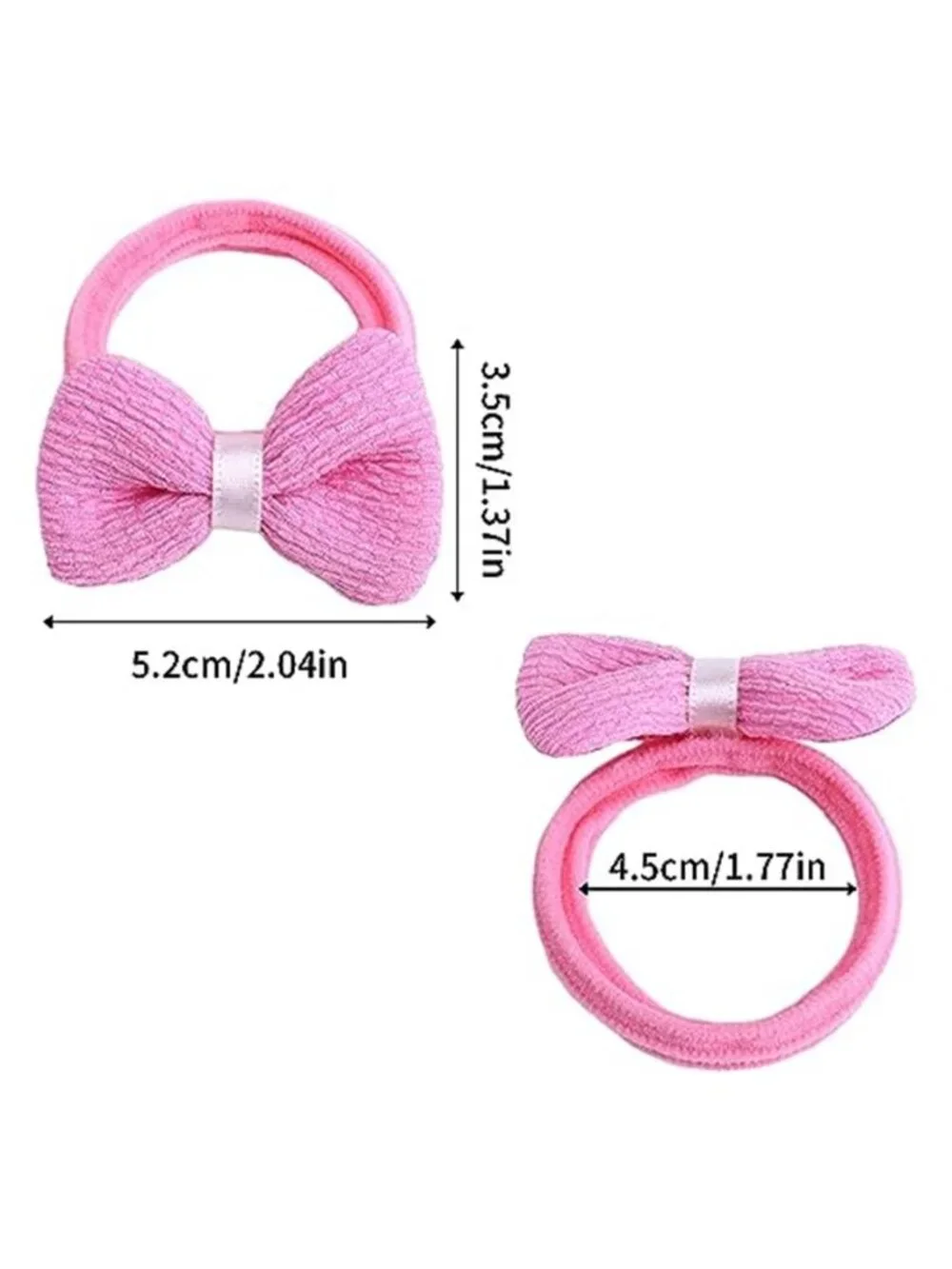 Toddler Hair Ties Baby Scrunchies Flower Elastic Ponytail Holders Girls